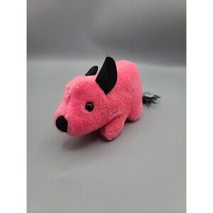 Mahar Pink Pig Black Ears Plush